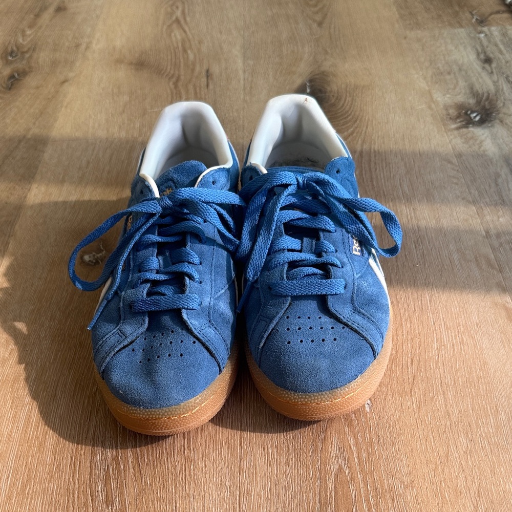 Reebok Blue and White Sneakers